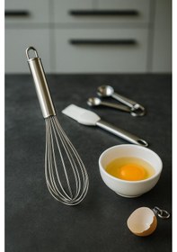 Resim Çelik Küçük Yumurta Çırpıcı 14 Cm Açık 