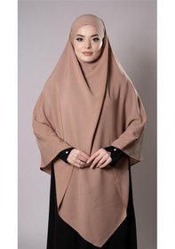 Resim Hürrem Bone Taba Pratik Hazır Geçmeli Tesettür Eşarp Medine İpeği Bağcıklı Sufle Hijab 2301 33 