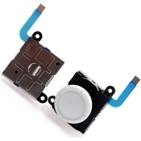 Resim 2 Adet Beyaz-2 Adet Analog Joystick Thumbstick Düğme Modülü Nintendo Anahtarı İçin Joy Con Denetleyici Çubukları 