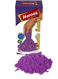Resim Genel Markalar Star Global Mor Renkli Kinetik Kum 1 Kg 