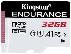Resim Kingston High-Endurance 32GB microSD Hafıza Kartı SDCE/32GB 95MB/s - 30MB/s kadar Okuma Yazma, Ev Güvenlik Kamerası, Araç Kameraları 