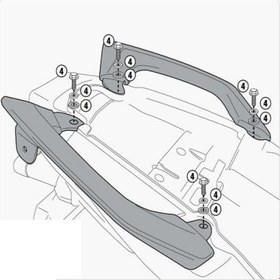 Resim GIVI 4103KIT KAWASAKI VERSYS 650 (10-14) YAN ÇANTA TASIYICI BAGLANTI KITI 