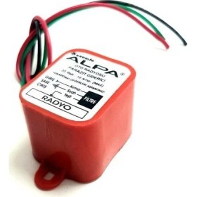 Resim Antenci Alpa Oto Teyp-Radyo Parazit Giderici 12V-24V 