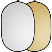 Resim Hombey 60x90cm Gümüş/altın 2'li Fırçalık, Fotoğraf Işıklandırma, Faltbar Ve Taşınabilir, Stüdyo/outdoor Kullanıma Uygun 