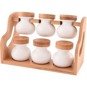 Resim Bambum Pitaz 6Lı Baharat Seti Bambu 