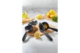 Resim Döküm Limon Sıkacağı ve Çelik Sarımsak Ezeceği 2'li Set 
