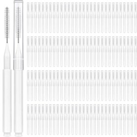 Resim 120PCS Interdental Fırçalar, Diş Temizleme Aletleri Için Dişli Fırça Temizleyici Verimli Ağız Bakımı Için Spiral Diş Fırçası B (Yurt Dışından) 