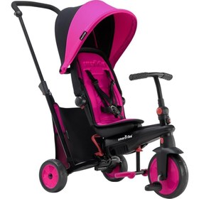 Resim SmarTrike STR3 Plus 5’i 1 Arada Modüler Katlanabilir Bebek Arabası ve Üç Tekerlekli Bebek Bisikleti - Pink 
