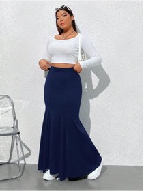 Resim CNG MODA Büyük Beden Şık Toparlayıcı Tesettür Balık Etek 