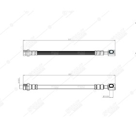 Resim SVAC 10-248 Fren Hortumu Arka A4 16- A5 17- 