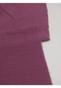 Resim Lüks Müslin Kumaş Eflatun 