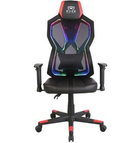 Resim Ryze Breeze Oyuncu Koltuğu - Rgb Siyah/kırmızı 74x124-134x50 Cm 