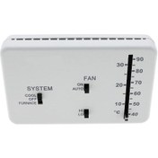 Resim Symbee Karavan İklim Kontrol Cihazı: Dometic 3106995.032 Yedek Analog Termostat, Soğutma/ısıtma/ventilasyon Ayarı, 40-90 F. 