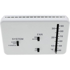 Resim Symbee Karavan İklim Kontrol Cihazı: Dometic 3106995.032 Yedek Analog Termostat, Soğutma/ısıtma/ventilasyon Ayarı, 40-90 F. 