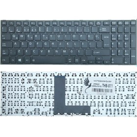 Resim Toshiba Uyumlu Satellite Pro R50-B-11C, C70-B-301 Klavye (Siyah) 