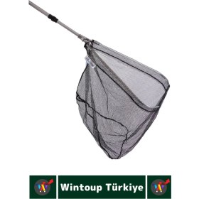 Resim Premium Profesyonel Hobi Kıyı Av Balıkçı Tor Ağlı Katlanabilir Olta Kelepçesi 220 cm 