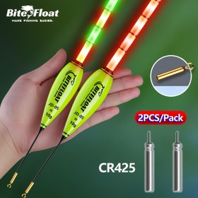 Resim 2 Adet Büyük Sazan Kaya Balıkçılığı Şamandıraları, 3 Noktalı Büyük Yüzdürme ve Yüksek Çözünürlüklü Gece Işığı 