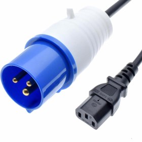 Resim IEC309 16A\u002F32A C13 Power Kablosu 2 metre 