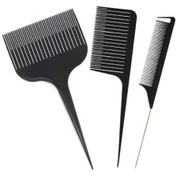 Resim Agoodshop 3x Anti-statik Saç Tarağı Dokuma, Folyo Saç Tarağı, Pintail Tarağı, Alay Tarama, Saç Bo 