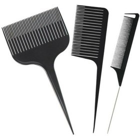Resim Agoodshop 3x Anti-statik Saç Tarağı Dokuma, Folyo Saç Tarağı, Pintail Tarağı, Alay Tarama, Saç Bo 