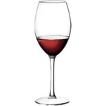 Resim 2'li Şarap Kadehi Seti - Lüks Uzun Saplı Cam Şarap Kadehi 500 ml 