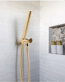 Resim Marfalı El Duş Başlığı,minimal Tasarım, Maksimum Konfor Altın 