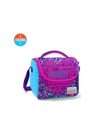 Resim Coral High Kids Pembe Mor Kalp Desenli Thermo Beslenme Çantası 11740 