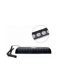 Resim S12 Çakar Cama Vantuzlu Çakmaklık Girişli 12 Ledli 10 Modlu Prof 