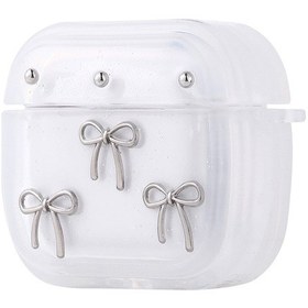 Resim Airpods Uyumlu 4 Airbag 44 Airbag Tasarımlı Simli Şeffaf Kutup Kılıf Fiyonk 