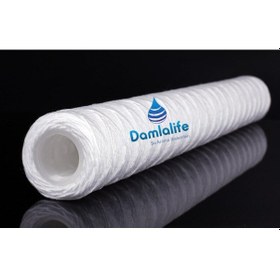 Resim Damlalife 20" İnç İplik 25 Micron Sediment Sargı İp Tortu Filtre 
