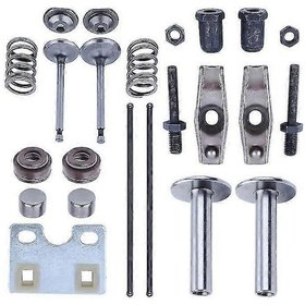 Resim Jeneratör Motor Vana İtme Çubuğu Kılavuz Plaka Ve Salıncak Kolu Pivotu Gx340 Gx390 188f 5kw İçin, Somunlarla Uyumlu -cdsx 