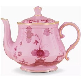 Resim Ginori 1735 Çaydanlık Porselen 680ml Oriente Italiano Koleksiyonu Şık Desen Kapaklı Çaydanlıklar 171 Çok Renkli 