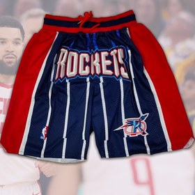 Resim Houston Rockets 1995-96 İnce Çizgili Şort - M 