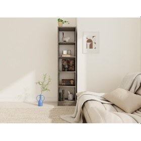 Resim 5 Bölmeli Kitaplık Hanoibeyaz Beyaz 