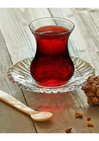 Resim Paşabahçe Aurora 12 Parça Çay Takımı Şeffaf 