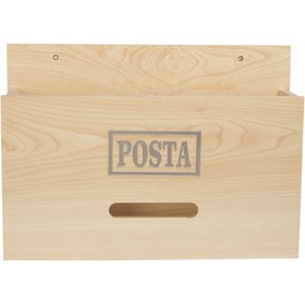 Resim SELENA Ahşap Posta Ve Fatura Kutusu Akça 