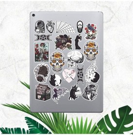 Resim Gothic Sticker Seti Laptop Ajanda Pc Tablet Telefon Defter Etiket Bullet Journal Diğer 