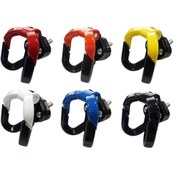 Resim 2 Adet Pedallı Elektrikli Araba Motosiklet Modifiye Kask Evrensel Çift Kanca Turuncu 