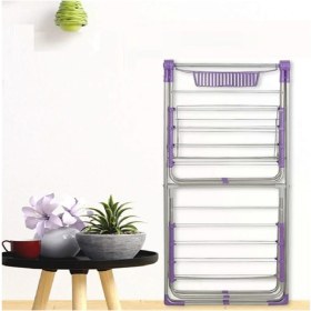 Resim Özbience Çift Katlı Çamaşır Kurutmalık, Pratik ve Şık Tasarım 