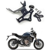 Resim Honda Cbr650r Cb650r 2021 2022 Plaka Tutucu Arka Kuyruk Çerçevesi Çamurluk Eliminatör Braket Kiti Led Işıklı 