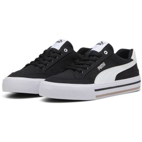 Resim Puma Erkek Sneaker Siyah - Beyaz 396353-03 Court Classic Vulc Fs 