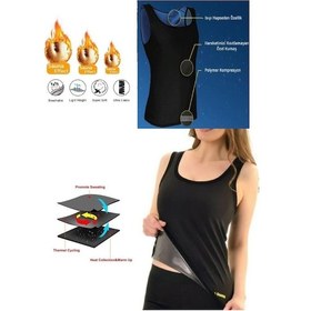 Resim Termal Sauna Atlet Sauna Etkili Terleme Atleti Ince Kumaş Sweet 