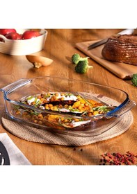 Resim Emsan Mono Borosilikat Fırın Kabı 2,7l Renksiz Şeffaf 