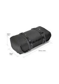 Resim Krıega Krp40 Rollpack Motosiklet Çantası Neon Sarı 