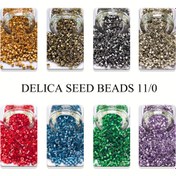 Resim 5g 1000 Adet 1.6mm Delica Boncuklar, DIY Bileklik ve Kolye Yapımı için Moda Aksesuarları & Boncuk Çeşitleri 
