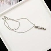 Resim Deprem Düdüğü Çelik Kolye - Lisinya 