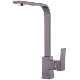 Resim Faumix KAV1109 Kare Mutfak Eviye Bataryası Antrasit Gold 