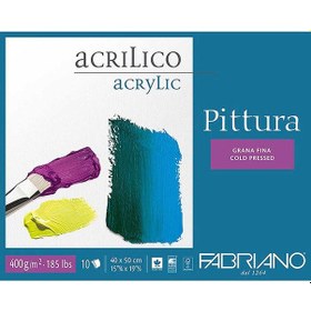 Resim Fabriano Pittura Akrilik ve Yağlı Boya Defteri 400 G 40x50 CM 