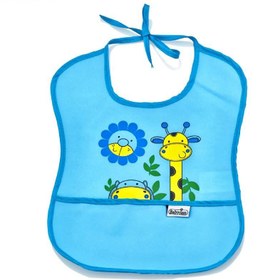 Resim Nessiworld Poli Muşamba Küçük Mama Önlüğü 030 Mavi 