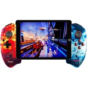 Resim Sones Ipega Pg-9083 Telefon Tablet Bluetooth Kablosuz Uzatılabilir Oyun Kumandası Android / Ios / Ps3 / Switch İçin B Alev Kırmızı Mavi 